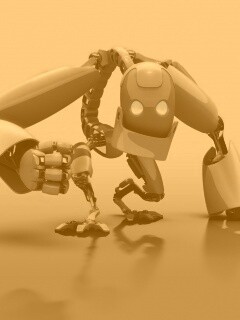 Крадущийся робот обои