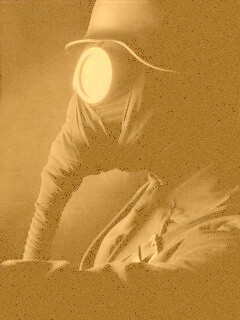 В противогазе обои