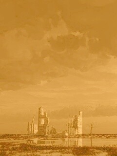 Руины здания обои