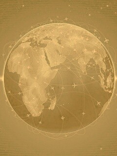 Маршруты самолетов обои