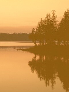 Вечерний пейзаж обои