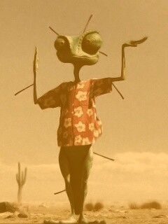 Ранго и кактус обои