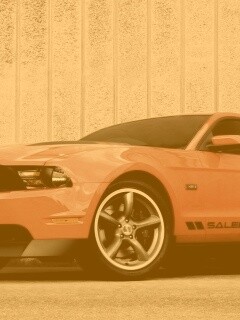 Красный Мустанг GT обои