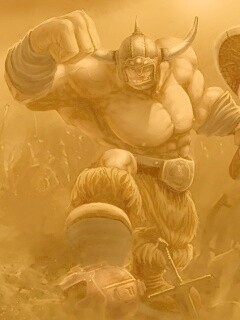 Гигант с топором обои