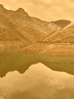 Горное озеро обои