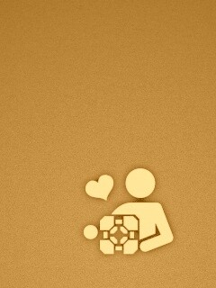 Ты и твой companion cube обои