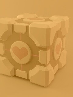 Взвешенный куб-компаньон обои