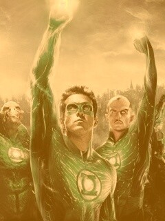 Зеленый фонарь обои