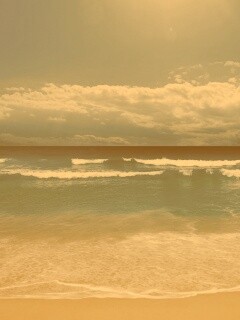 Потрясающий вид на морской пляж обои