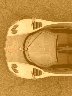 Пагани Зонда вид сверху обои