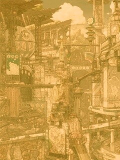 Город будущего обои