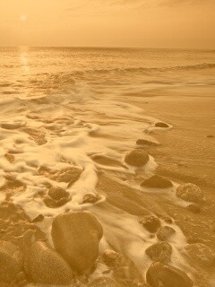 Каменистый берег обои