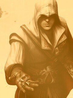 Ассасин с крестом обои