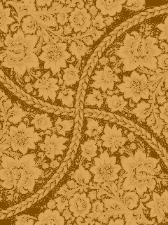 Черный цветастый узор под хохлому обои