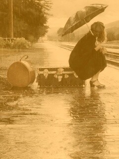 В ожидании поезда обои