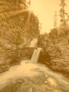 Горные водопады обои