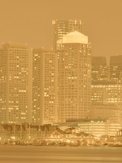 Панорама города обои