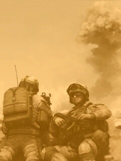 Солдаты в пустыне обои