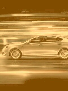 Субару в движении обои