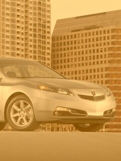 Acura  в городе обои