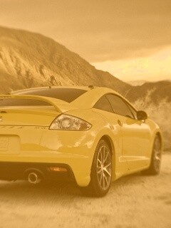 Mitsubishi в горах обои