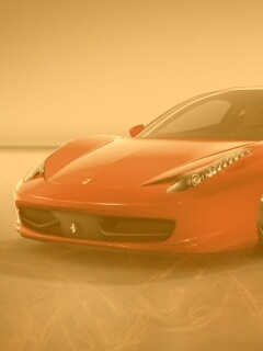 Огненный феррари обои