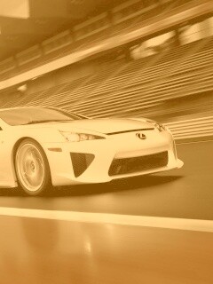 Lexus LFA на тарссу обои