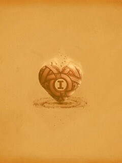 Креативное минималистичное сердце обои