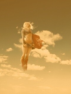 Супердевушка обои