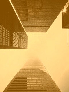 Небоскребы уходящие в облака обои