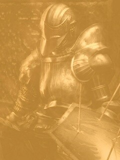 Поверженный рыцарь в доспехах обои