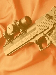 Пистолет Desert Eagle с прицелом обои
