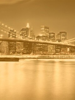 Огни ночного города обои