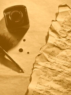 Мятое письмо обои