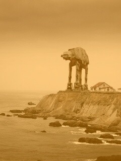 Звездные войны в нашем мире обои