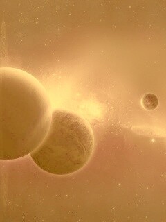 Фиолетовая вселенная обои