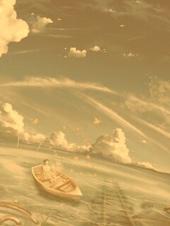 В лодке обои