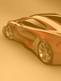 Красный концепт BMW обои