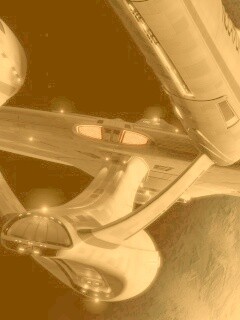 Космический корабль Enterprise из Star Trek обои