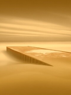 Пирс на пляже обои