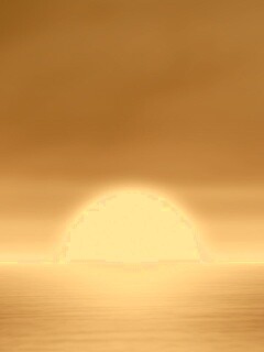 Нереальный закат обои