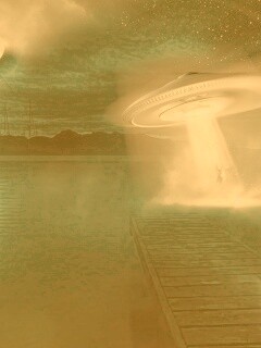 Коварное НЛО обои