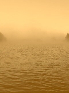 Речной туман обои