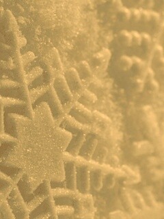 Голубая снежинка обои