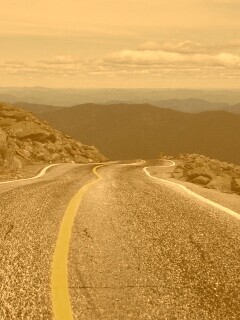 Горная дорога обои