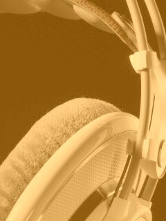 Серые наушники обои