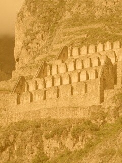 Руины в скалах Перу обои