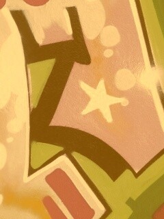 Блик на граффити обои