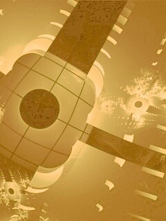 Абстрактные темно-зеленые фигуры обои