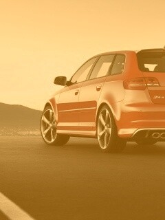 Audi модели RS3 сзади обои